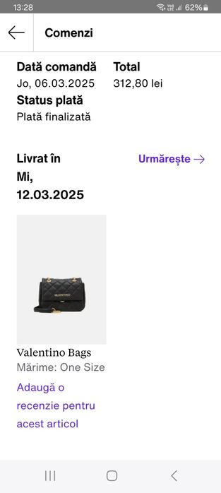 ¥ vand geanta de umăr valentino ocarina crossbody folosita doar adata