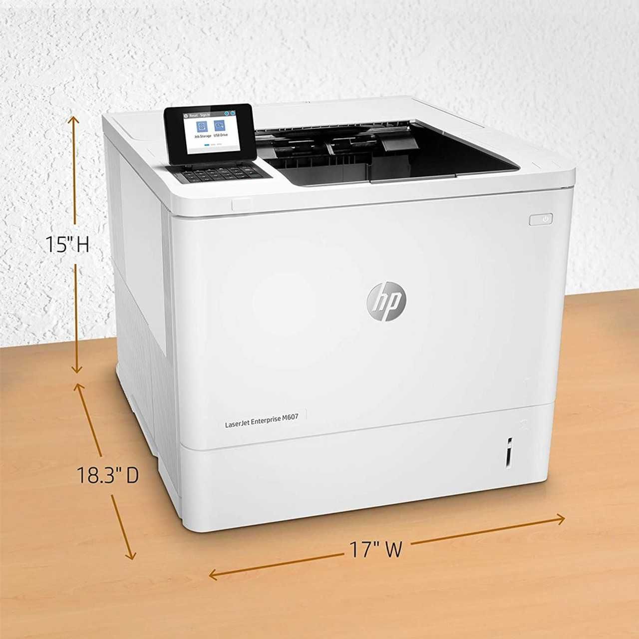 Скоростной принтер для большого офиса HP LaserJet Enterprise M607n