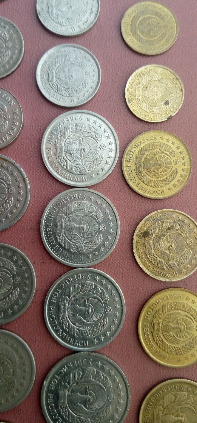 Комплект монеты Узбекистана