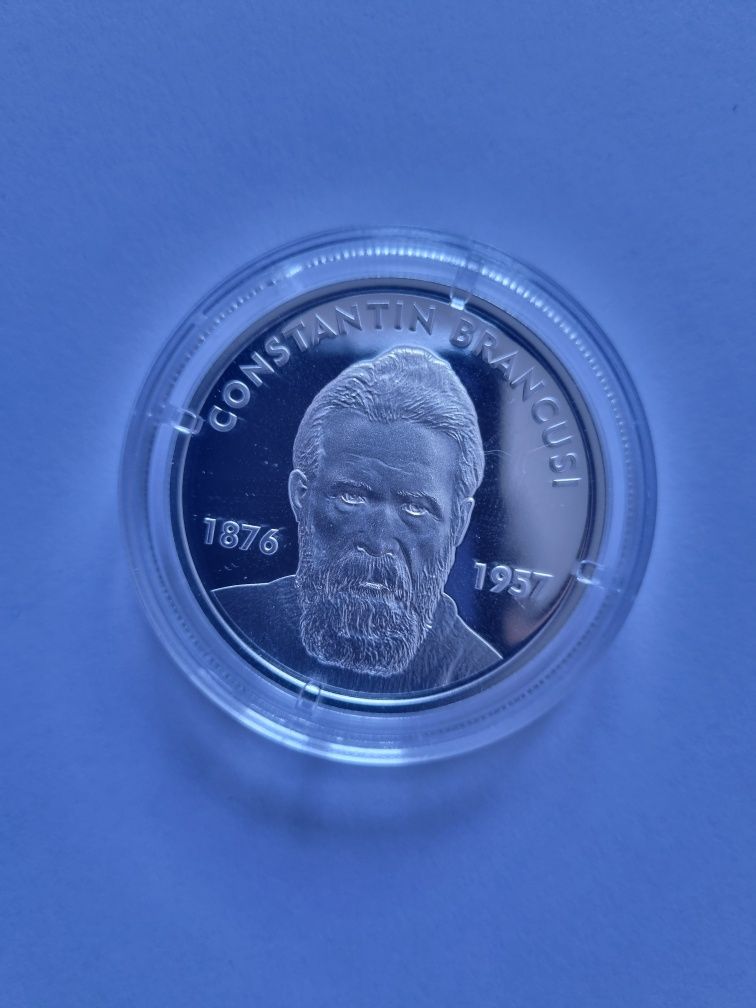 Moneda Argint C-tin Brancusi