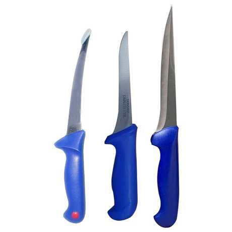 Set 3 cutite profesionale,cutit injunghiat,cutit filetat,cutit feliat.