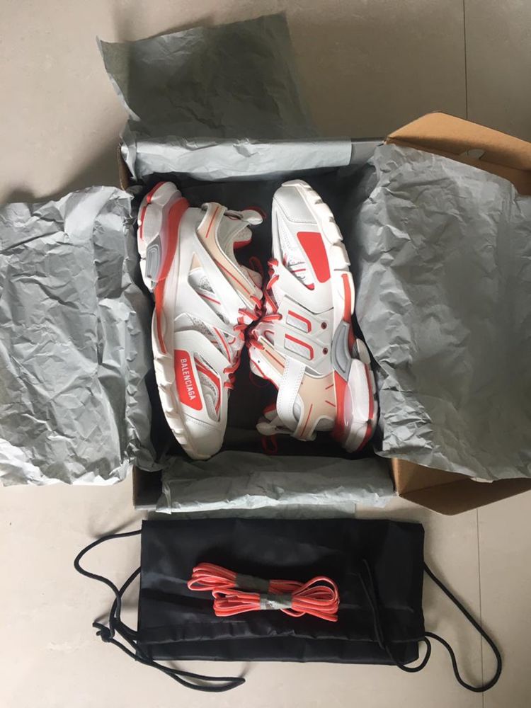 Balenciaga Track - White Red