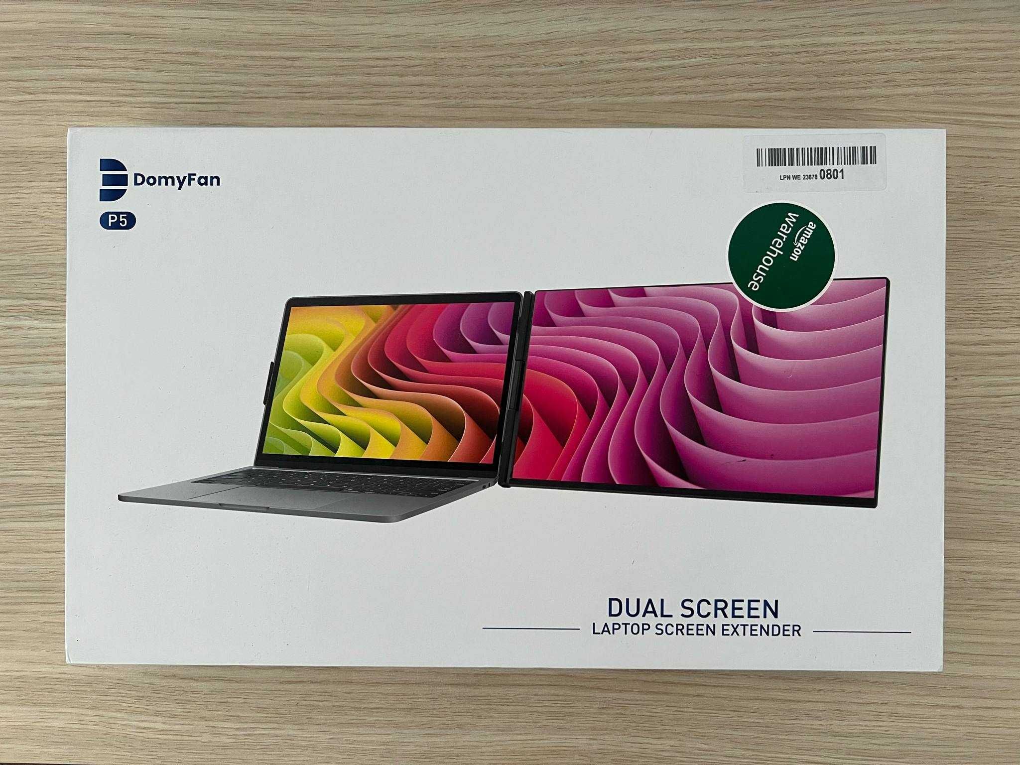 Monitor 15.6" Extensibil si Portabil Pentru Laptop 120% sRGB FHD 1080P