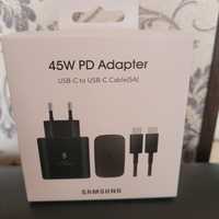 Samsung 45w PD зарядка Vetnan USB-C 5A