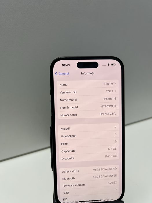 ‼️Iphone 15 128 GB Impecabil Garantie‼️