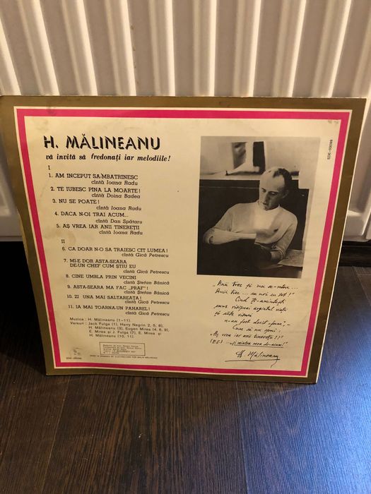 Disc muzica romanțe de colecție