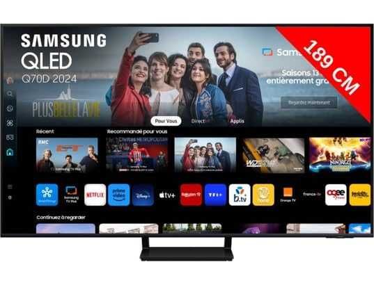 Samsung 75Q70D Qled 120hz etkazib berish hizmati bor