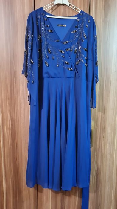 Rochie albastră,  mărime 54