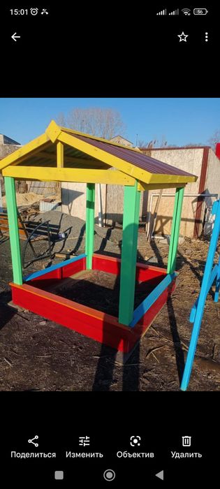 Деревянные песочницы