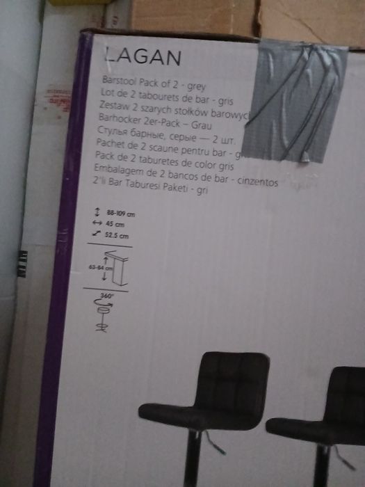 Scaune bar cu 2 scaune