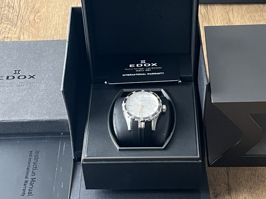 Vand ceas Edox Grand Ocean automatic, diver 300M, 44mm