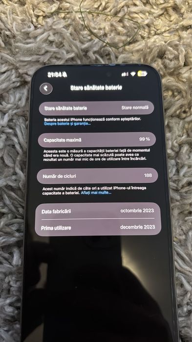 Iphone 15 Pro Max 256gb impecabil