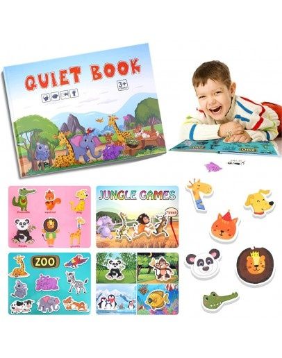 Книжки 3бр с образователни дейности Quiet Book