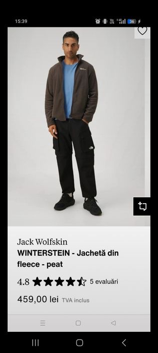 Vând polar Jack Wolfskin