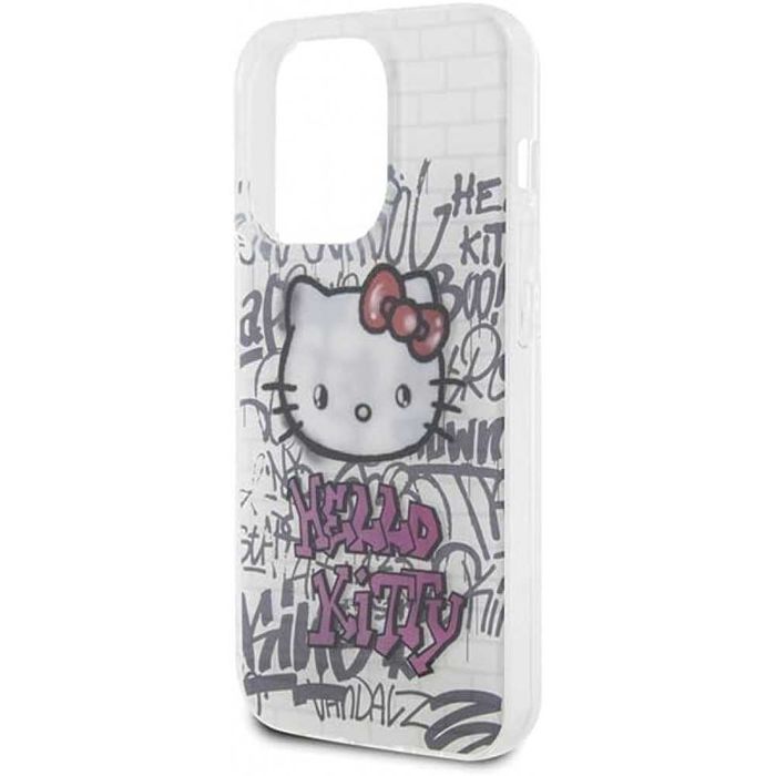Гръб Hello Kitty IML Bricks Graffiti за iPhone 15, 15 Pro, 15 Pro Max