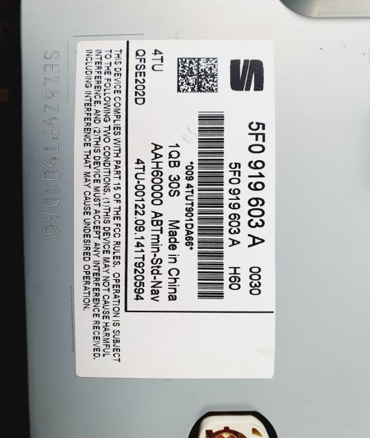 Display ecran afisaj bord navigatie 5f0919603a Seat Leon 3 5F  [din 2012 pana  2016] seria