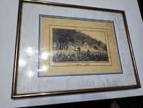 Stampa vintage cu soldati greci Samos 1902
