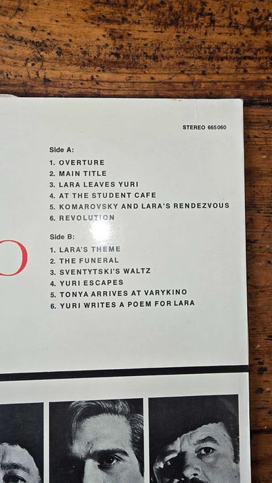 Aлбум Доктор ЖИВАГО оригиналния саундтрак