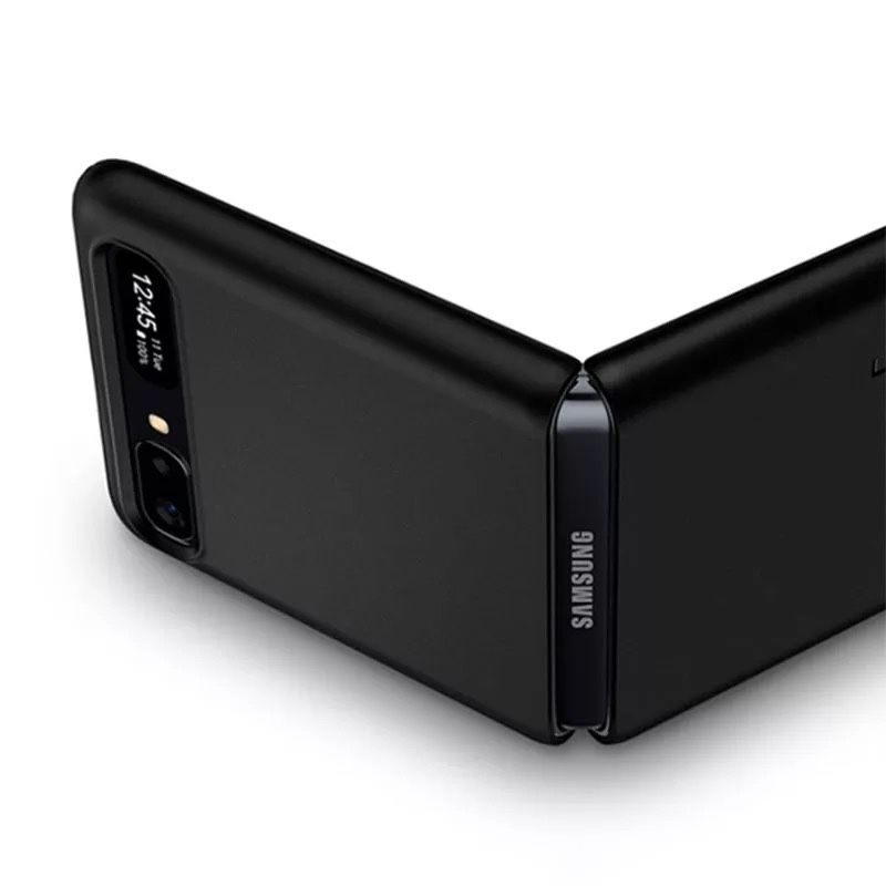 Samsung FOLD Z 3 4 5 - Husa Slim Plastic Neagra Fata Spate Full