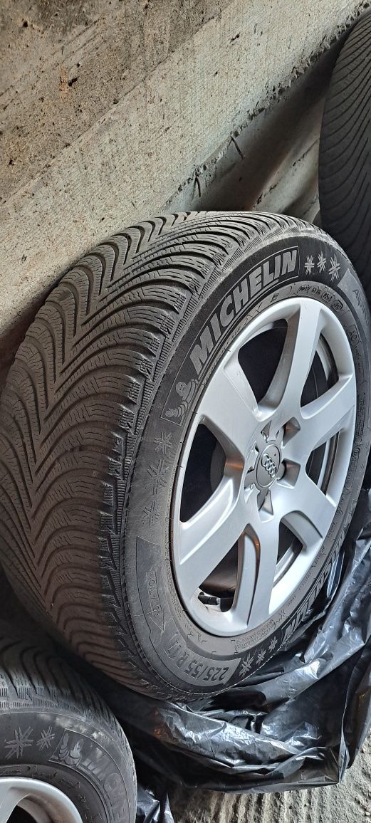 Jante Audi 17" + cauciucuri Michelin