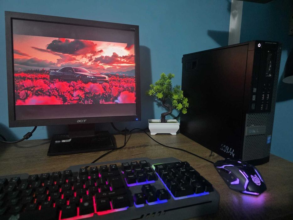 Dell OptiPlex 9020 SFF  + Monitor 17" + Imprimantă HP