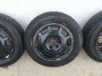 Set 4 jante aliaj 5x100 vw golf IV bora Seat Skoda cu anvelope M+S