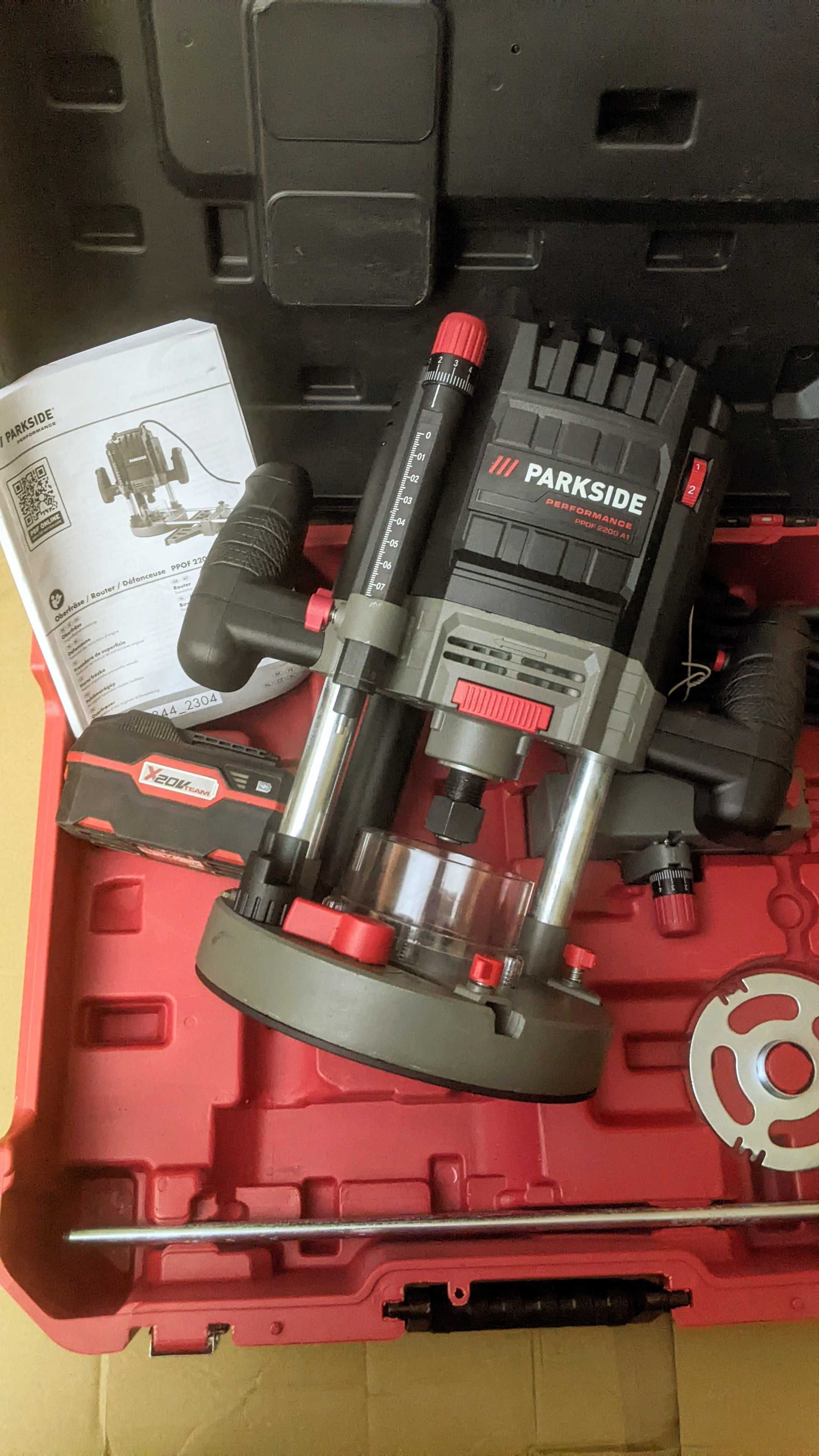 2200W Дърводелска Оберфреза Parkside Performance PPOF A1 Фреза фрезова