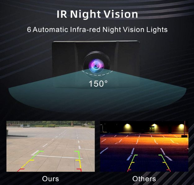 MHCABSR комплект WiFi камера за заден ход с монитор, 4.3-инчов монито
