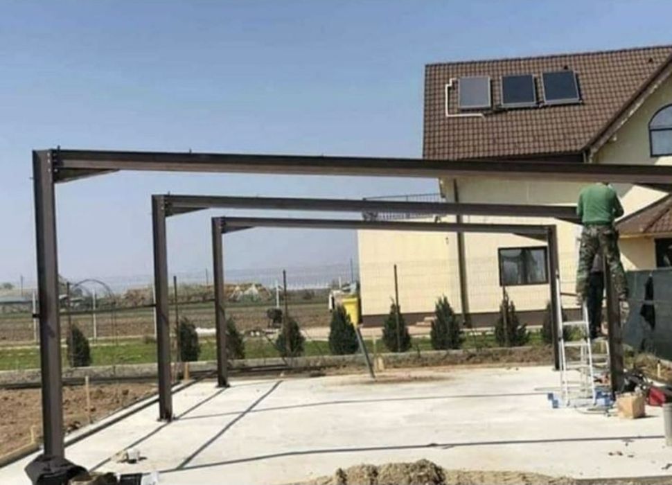 Vând hală metalică urgent 10 cu 20 4 m la streașină