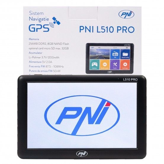 GPS auto, camion- L510 PNI - gata de drum, igo primo