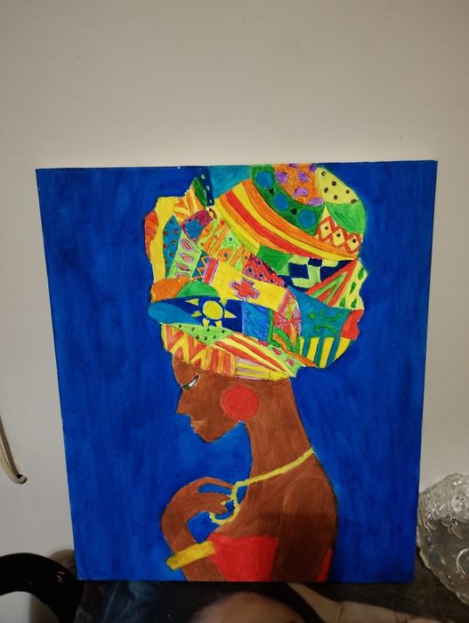 Картина е много запазена на платно е рисувана размер 60 на 50