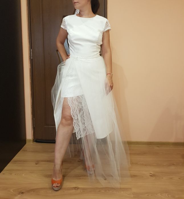 Rochie alba   cununie civila / evenimente