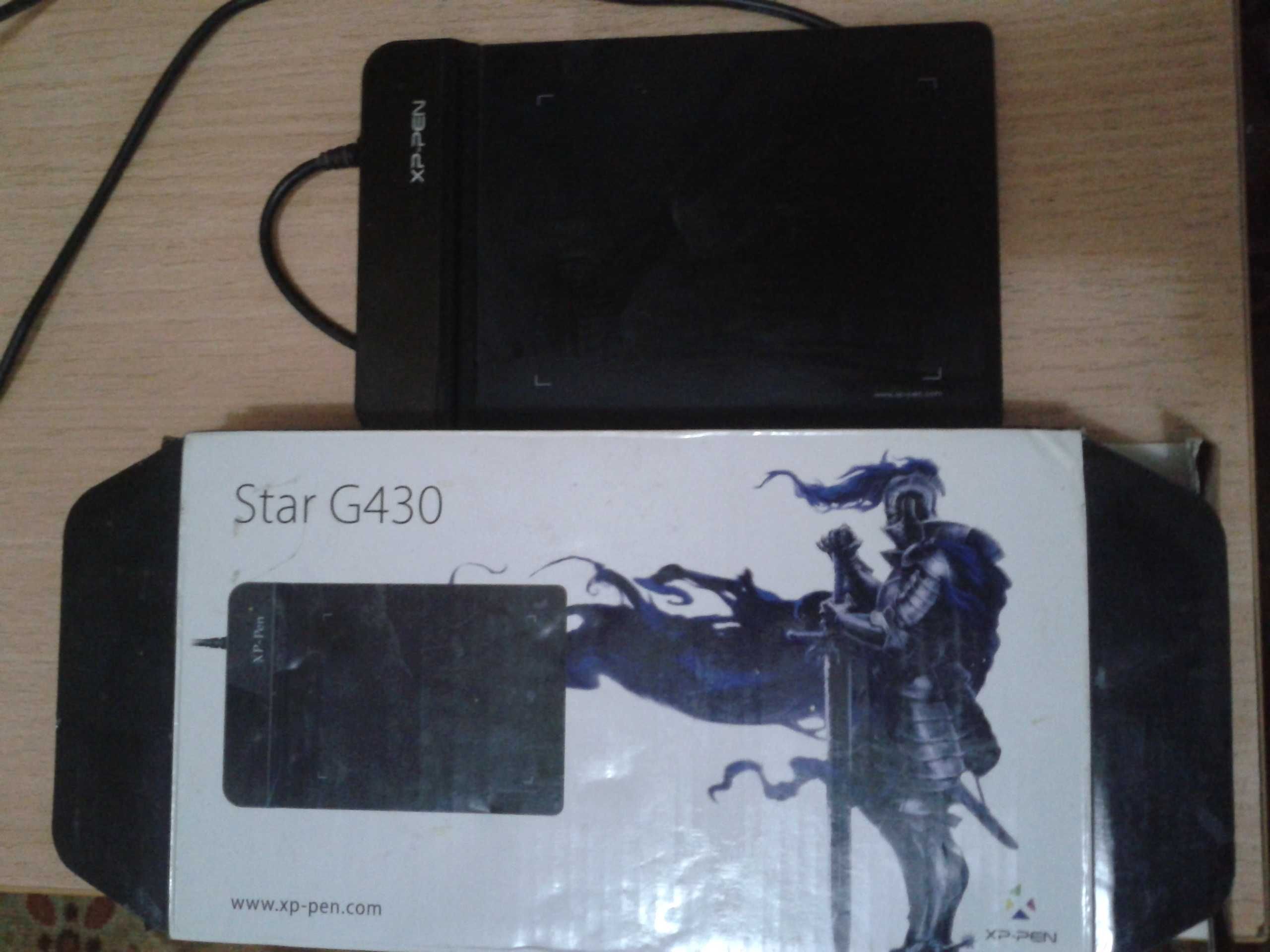 Графический планшет XP-PEN Star G430S черный без стилуса