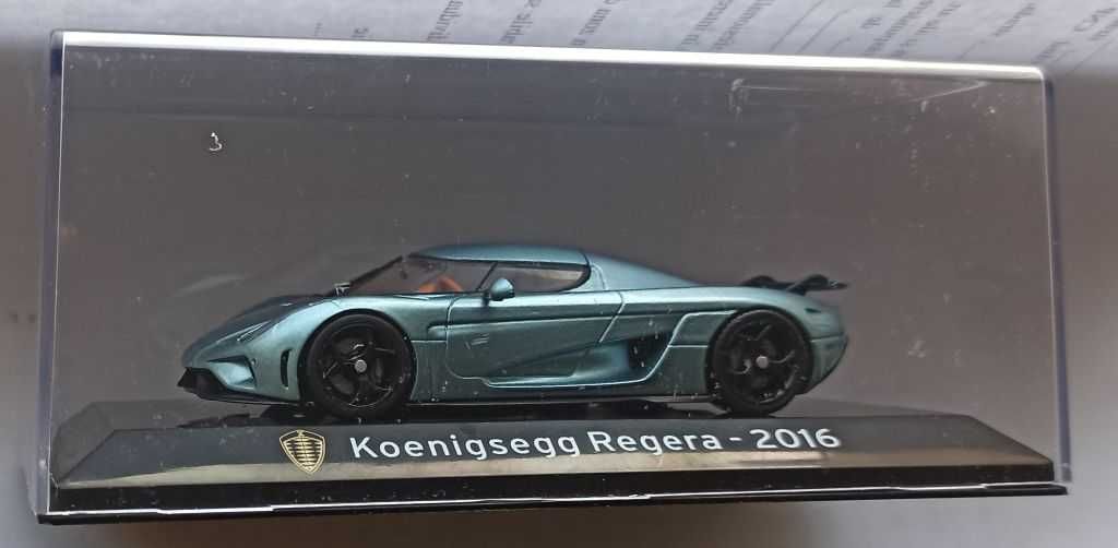 Macheta Koenigsegg Regera 2016 - IXO/Altaya 1/43 Supercars