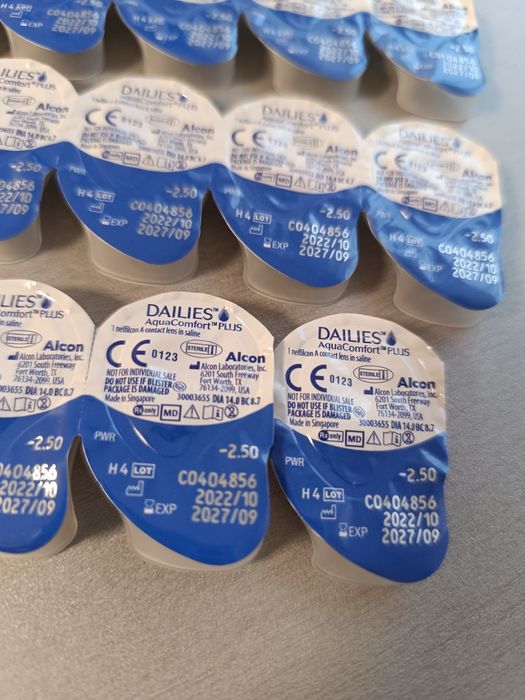 Lentile de zi -2.50 noi 18 buc