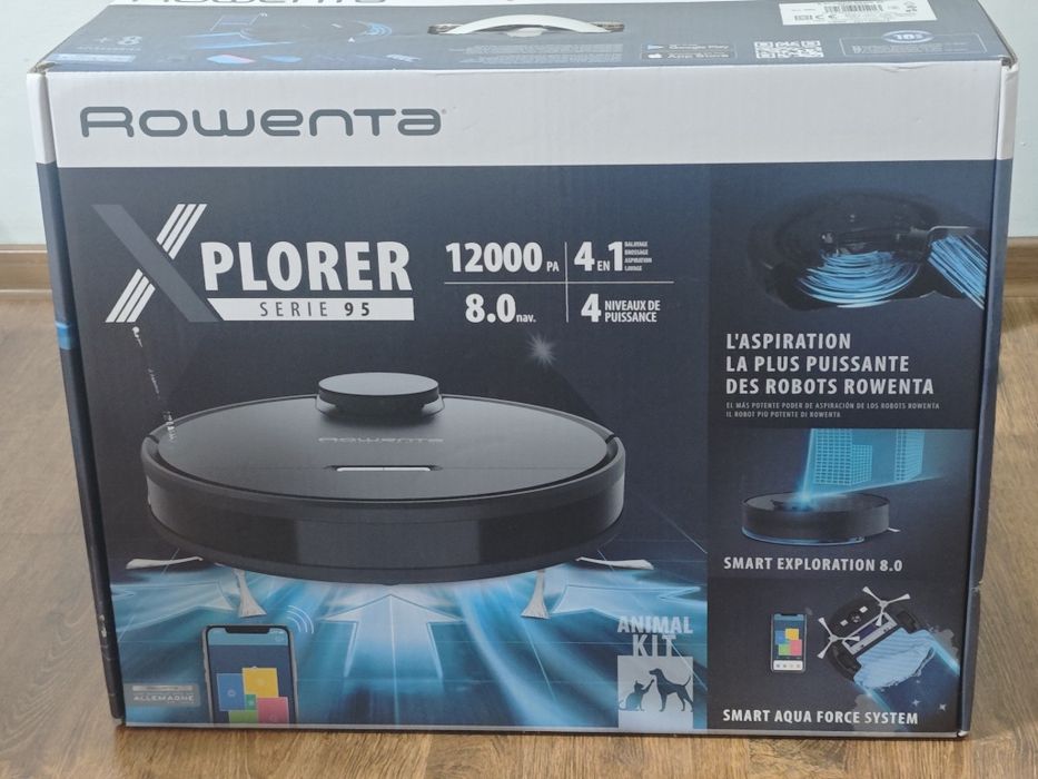 Rowenta X-plorer serie 95 + kit de filtre și perii laterale noi