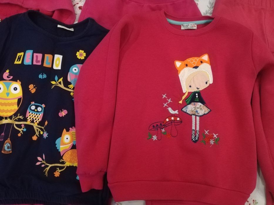 Дрехи за момиче 5-6 години, ръст 110-116 см