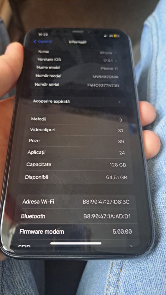 Iphone 11 utilizat baterie 88,128 GB Doar in Botosani!!!