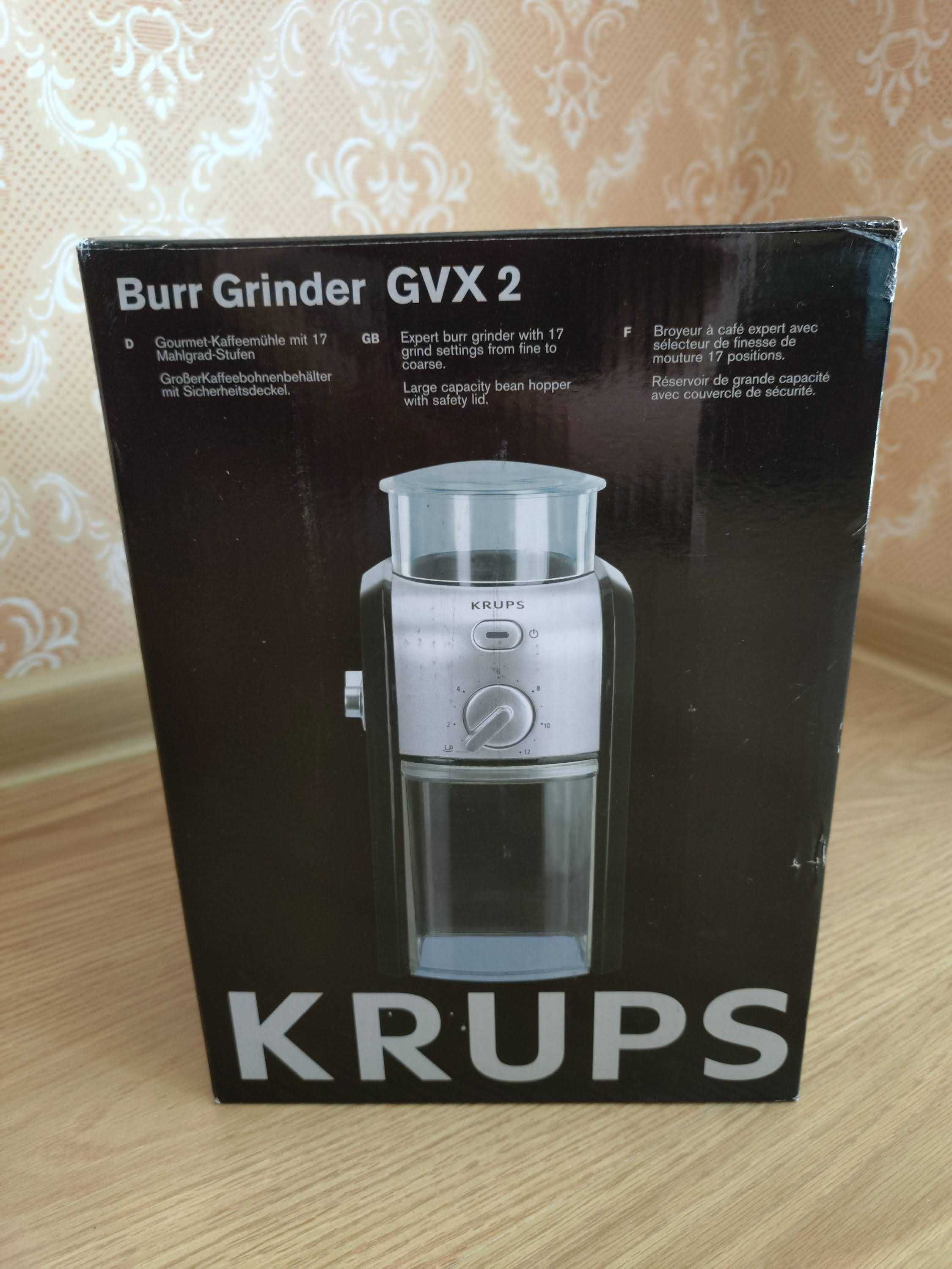 Кафемелачка Krups GVX242, 100 W, 200 гр, черна