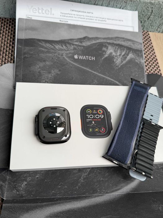 24мес Гар. Apple Watch ULTRA 2  Лизинг от 40лв/м  49mm  Black Titanium