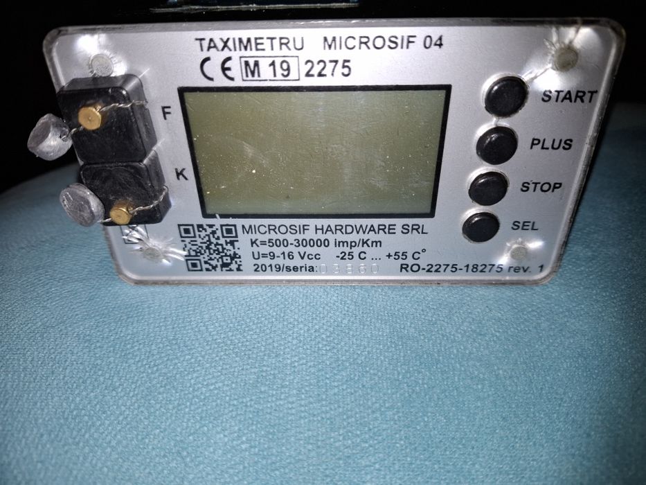 Taxi: antena, caseta taxi, statie taxi, taximetru