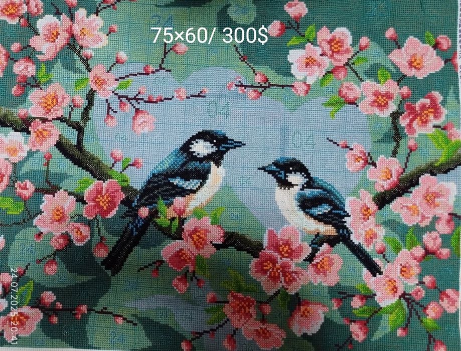 Ручная вышивка с крестиком