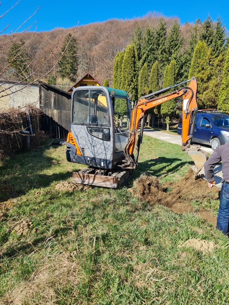 Execut sapaturi , fundatii , fose septice santuri apa gaz curent drenu