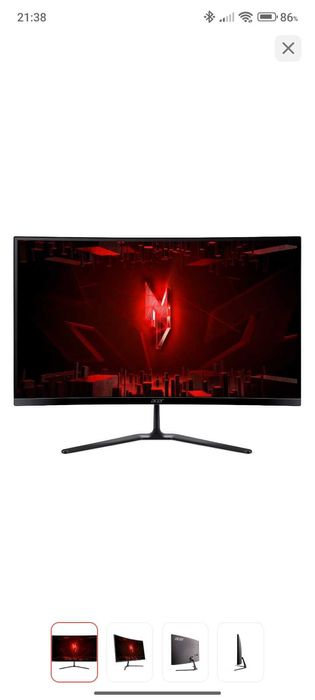 Продаю монитор 27" Acer ED270UP2bmiipx UM.HE0EE.202 черный