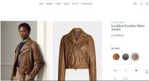 Geaca/ Jacheta  barbati piele POLO Ralph Lauren originala aviator