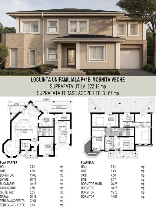 Casa individuala 6 camere - Mosnita Veche - Oferta de neratat