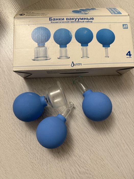 Вакуумные массажные банки и роллер  бу