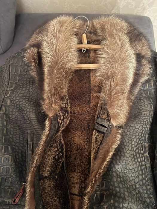 Мужская зимняя куртка, овчина