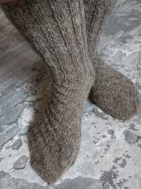 Ciorapi lana barbati, tricotati manual