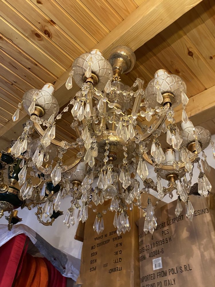 Candelabru/lustra/cristal